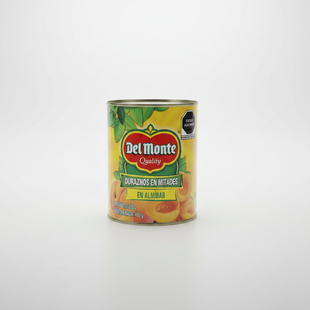 Del Monte Duraznos en Mitades en Almíbar 820g